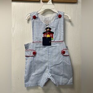 Cutest boys School Smock 1 piece